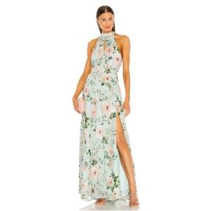REVOLVE Yumi Kim High Demand Maxi Dress in Sunday Rose Aqua Size S